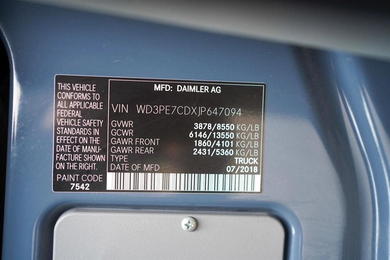 Mercedes-Benz Sprinter 2500 144-in. WB 2018