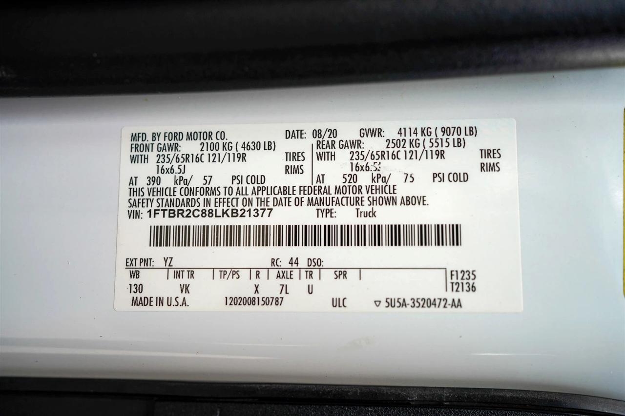 Ford Transit 250 Van Med. Roof w/Sliding Pass. 148-in. WB 2020