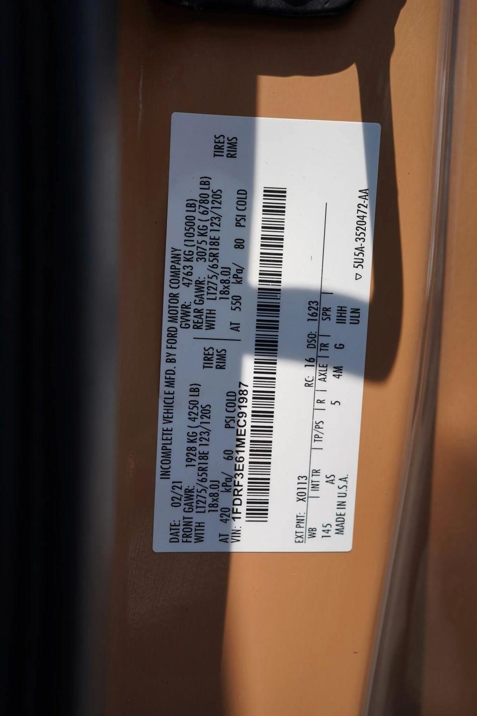 Ford F-350 SD XL 2WD 2021