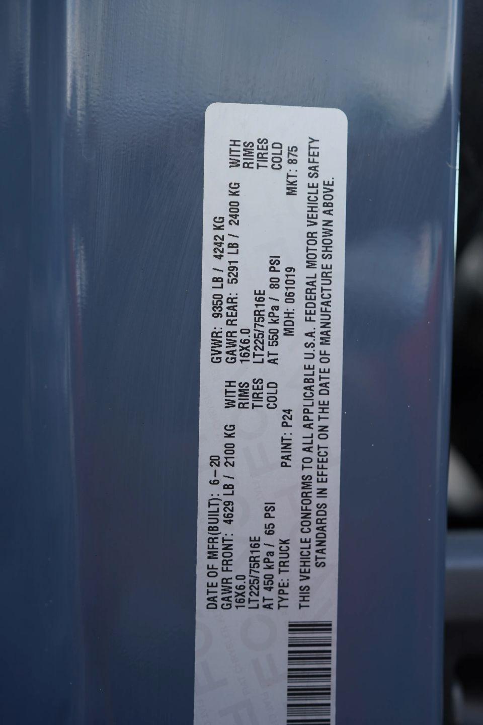 RAM Promaster 3500 High Roof 159-in. WB Ext 2020