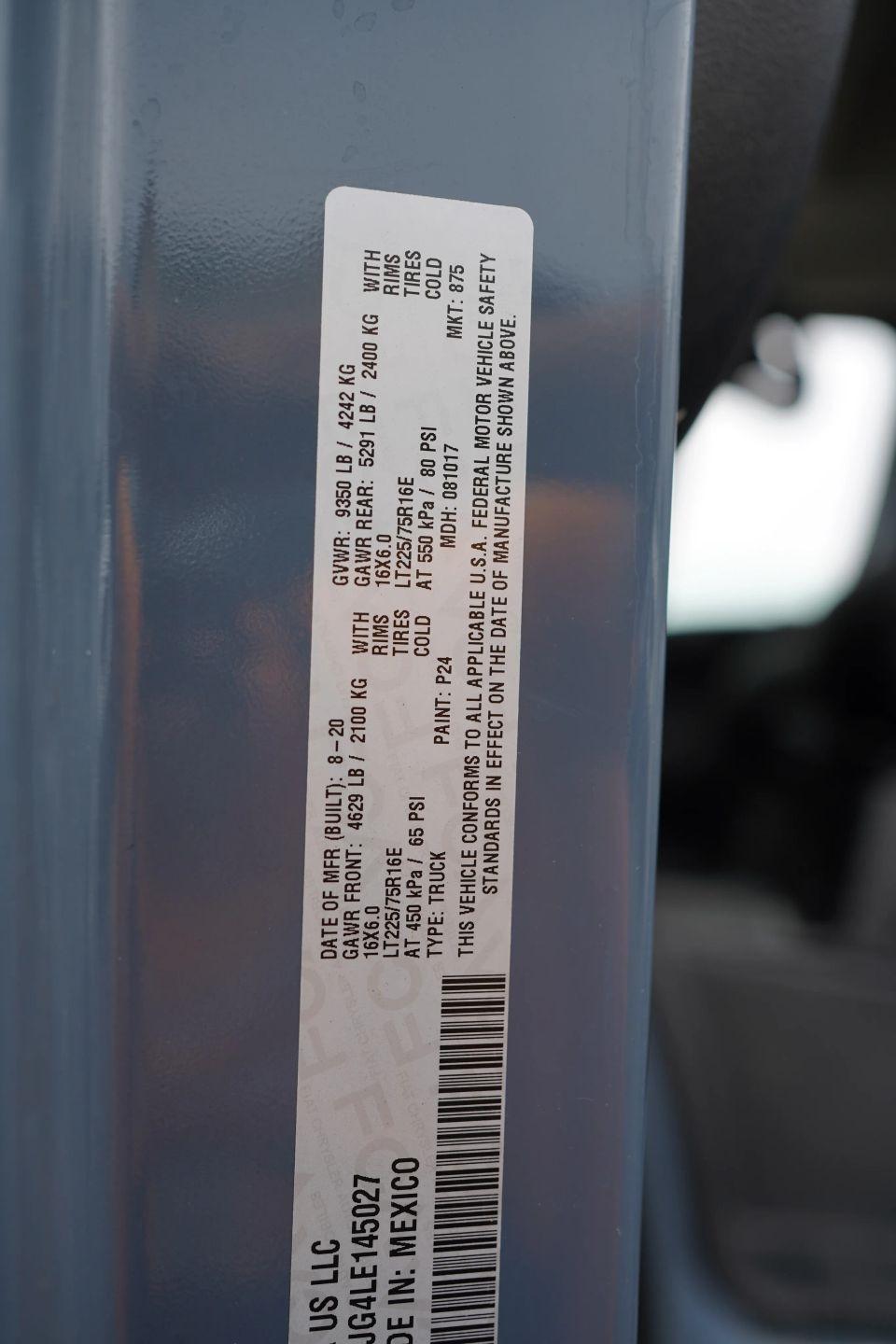 RAM Promaster 3500 High Roof 159-in. WB Ext 2020