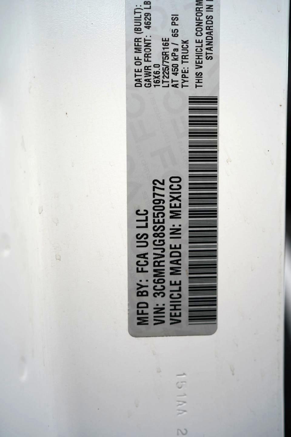 RAM Promaster 3500 High Roof 159-in. WB Ext 2025