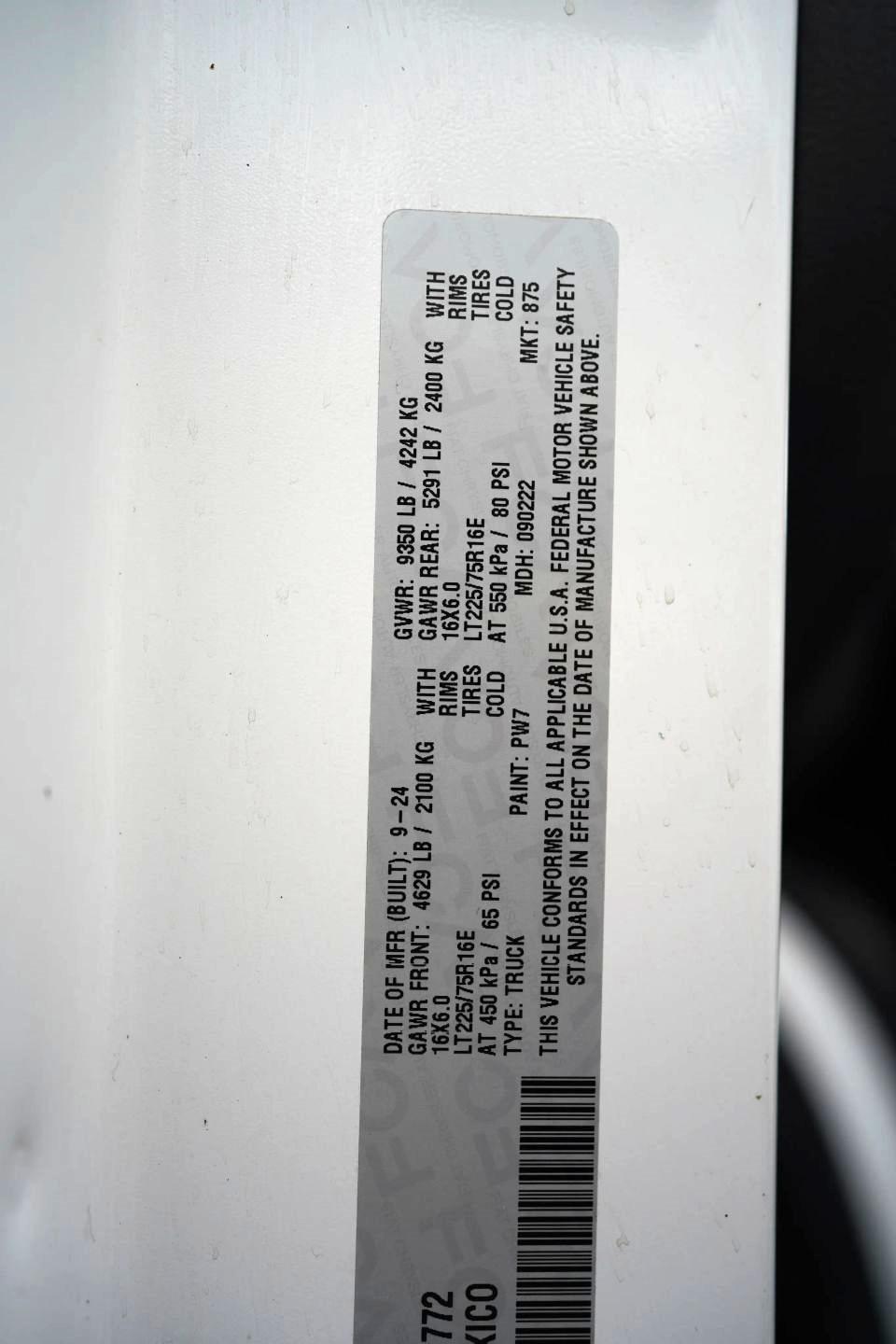 RAM Promaster 3500 High Roof 159-in. WB Ext 2025