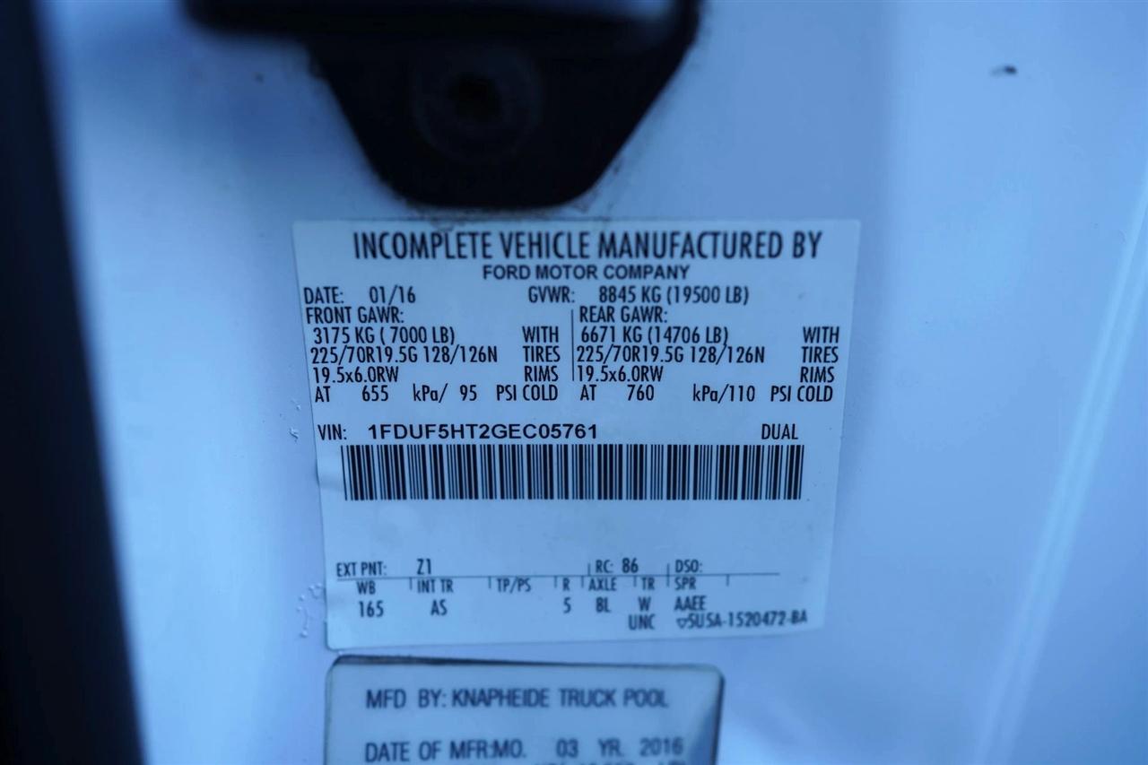 Ford F-550 Regular Cab DRW 4WD 2016