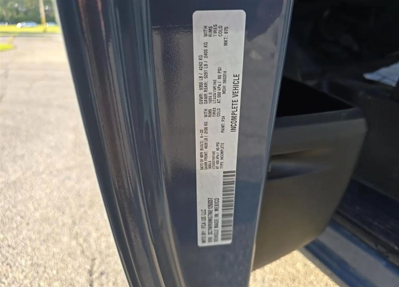 RAM Promaster 3500 Standard Roof 159-in. WB 2022