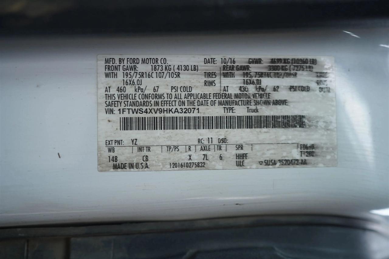 Ford Transit 350 Van HD High Roof 10360lb GVWR Pass. Slide EL 2017