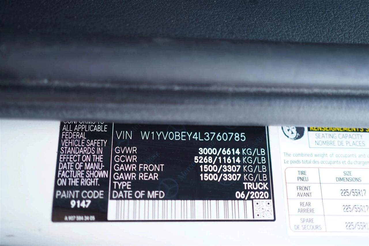 Mercedes-Benz Metris 126 WB Cargo 2020