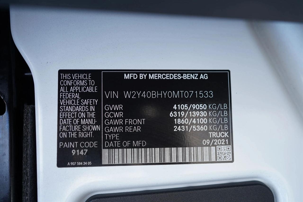 Freightliner Sprinter 2500 144-in. WB 2021