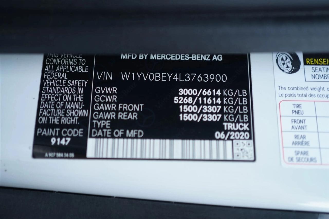 Mercedes-Benz Metris 126 WB Cargo 2020