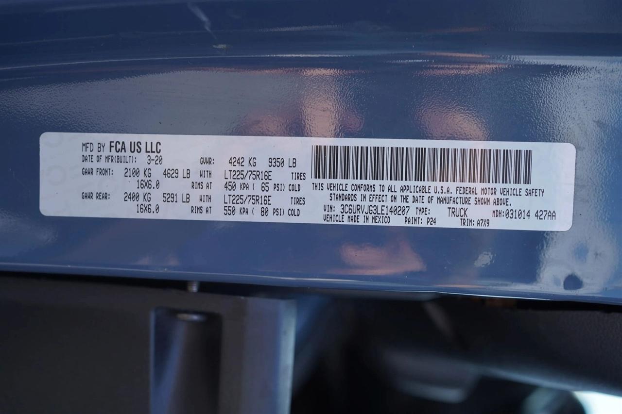 RAM Promaster 3500 High Roof 159-in. WB Ext 2020