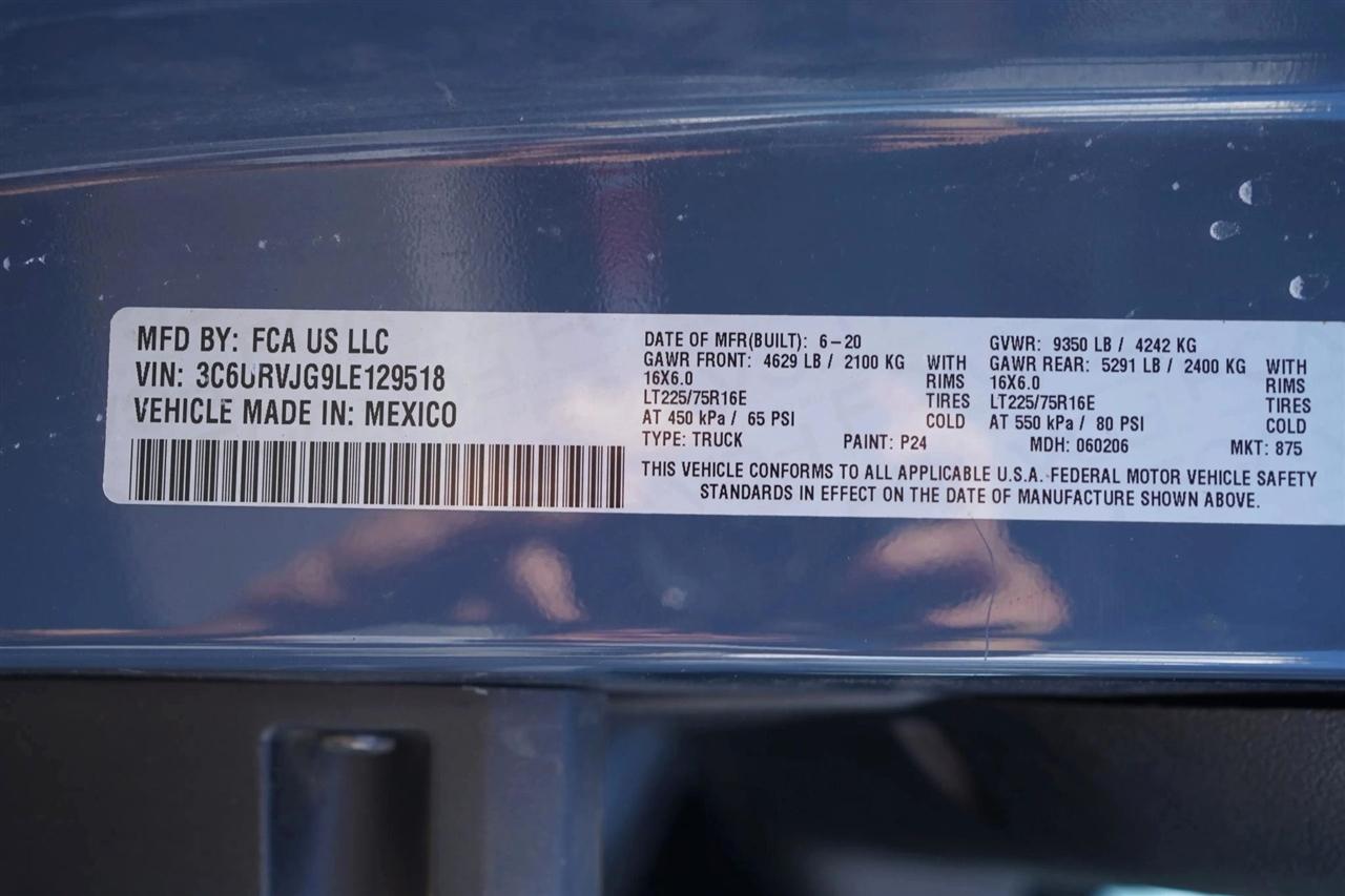 RAM Promaster 3500 High Roof 159-in. WB Ext 2020
