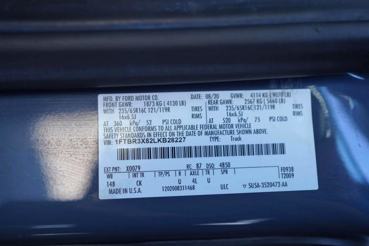 Ford Transit 250 Van High Roof w/Sliding Pass. 148-in. WB EL 2020
