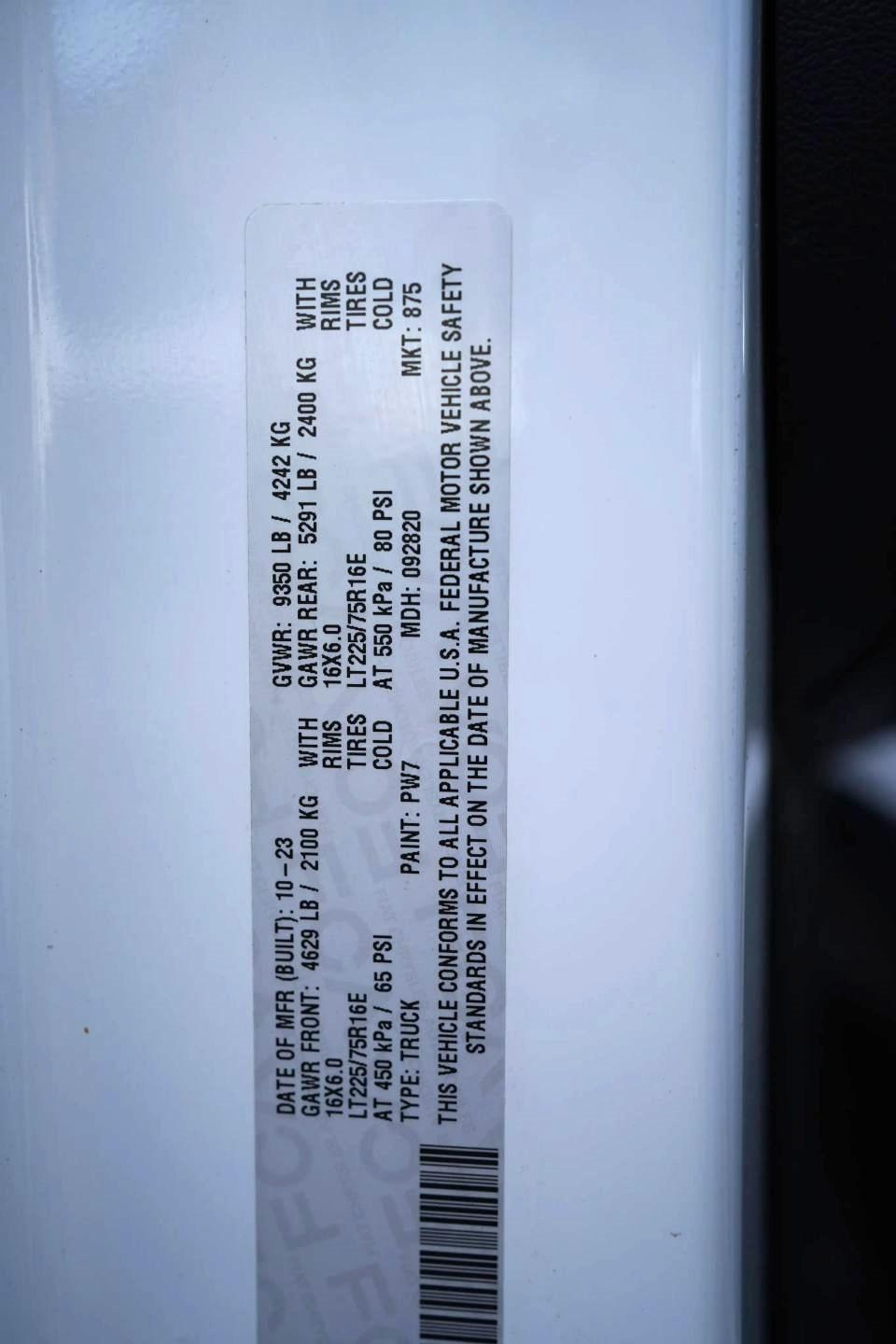 RAM Promaster 3500 High Roof 159-in. WB Ext 2023