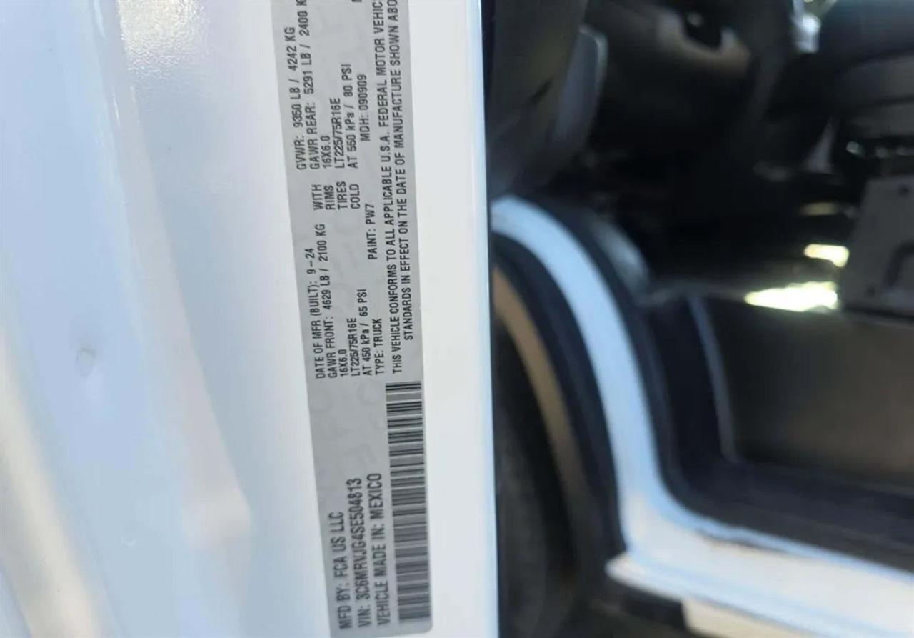 RAM Promaster 3500 High Roof 159-in. WB Ext 2025