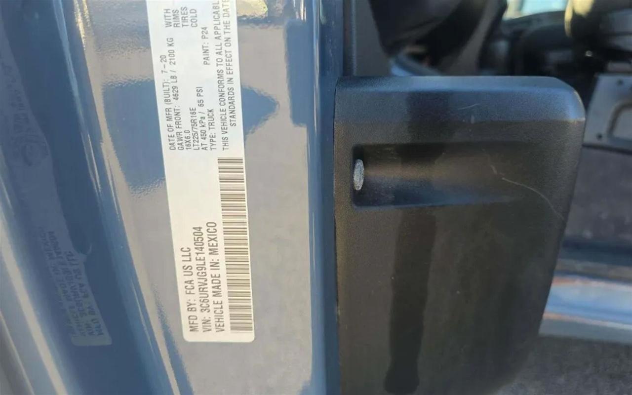 RAM Promaster 3500 High Roof 159-in. WB Ext 2020