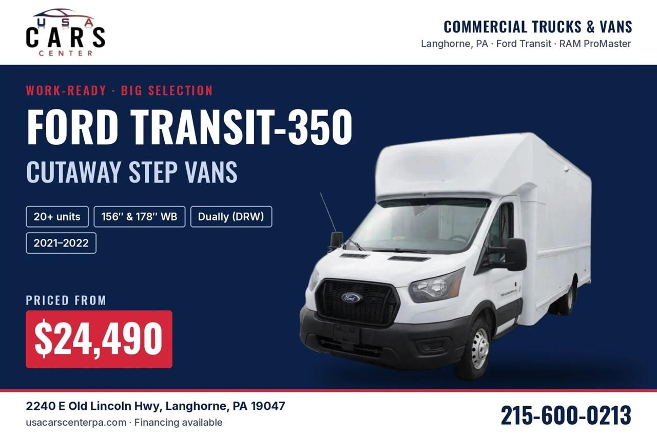 Ford Transit T-350 HD DRW 2021