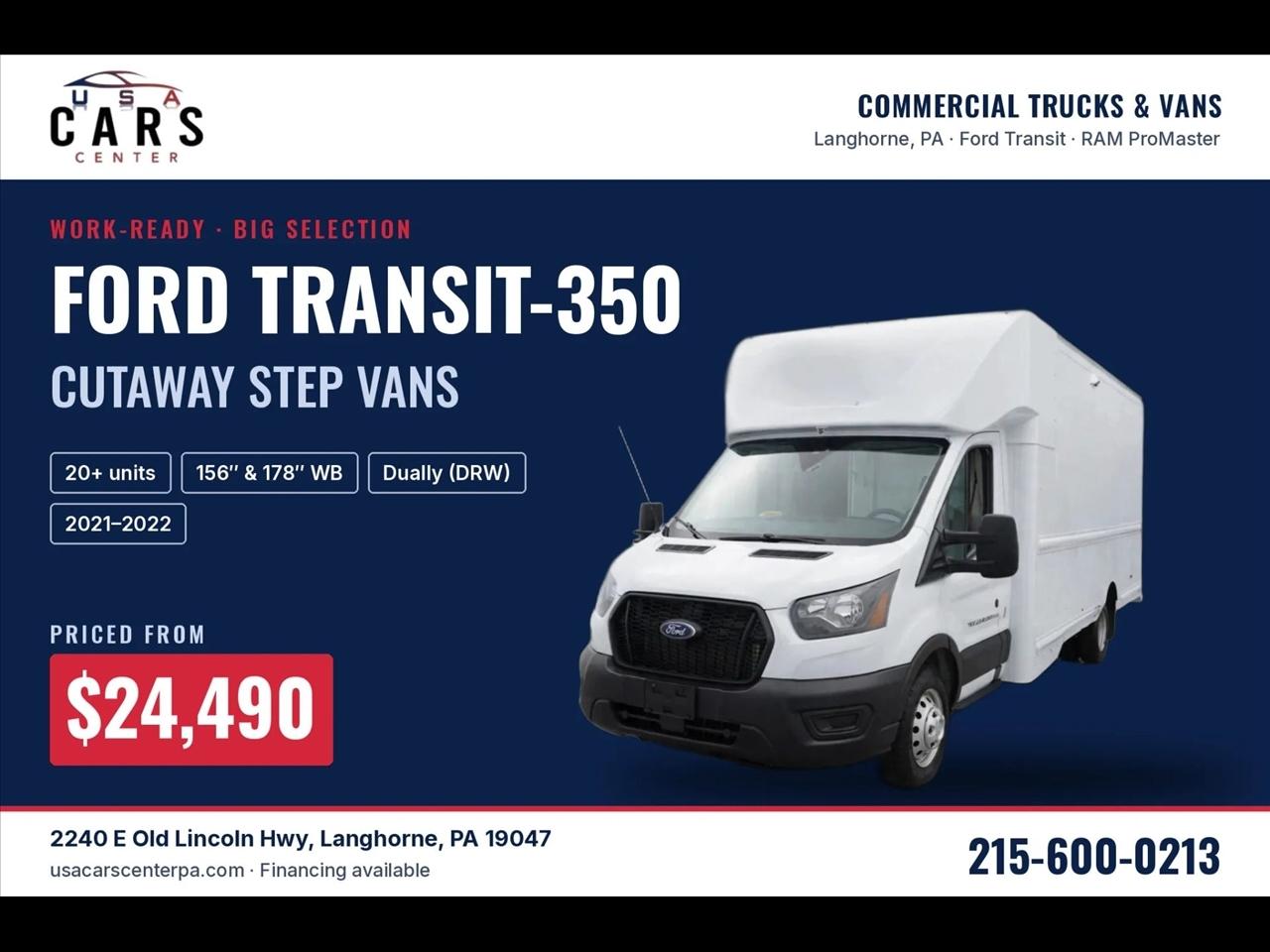 Ford Transit T-350 HD DRW 2021