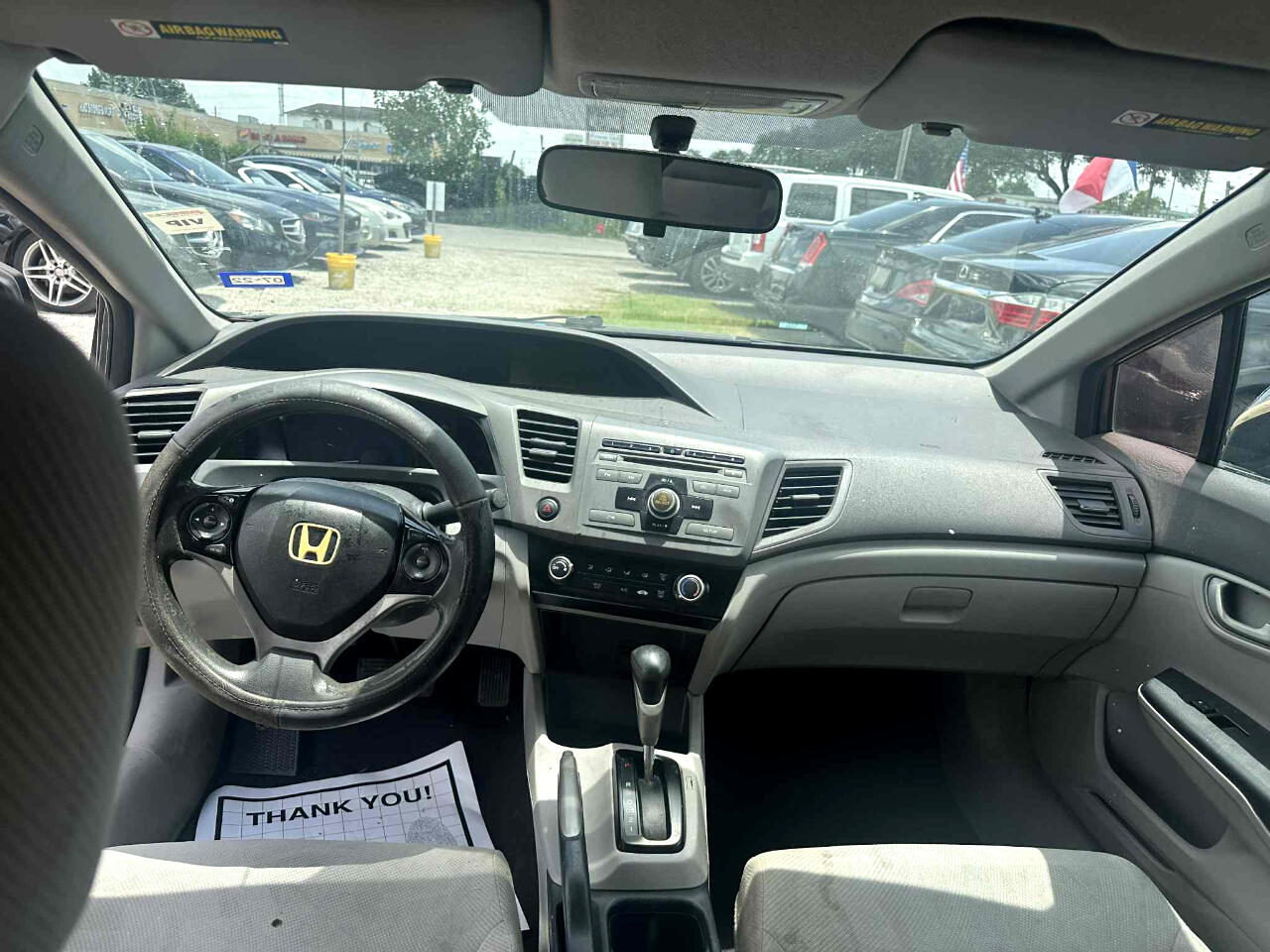 Honda Civic LX Sedan 5-Speed AT 2012