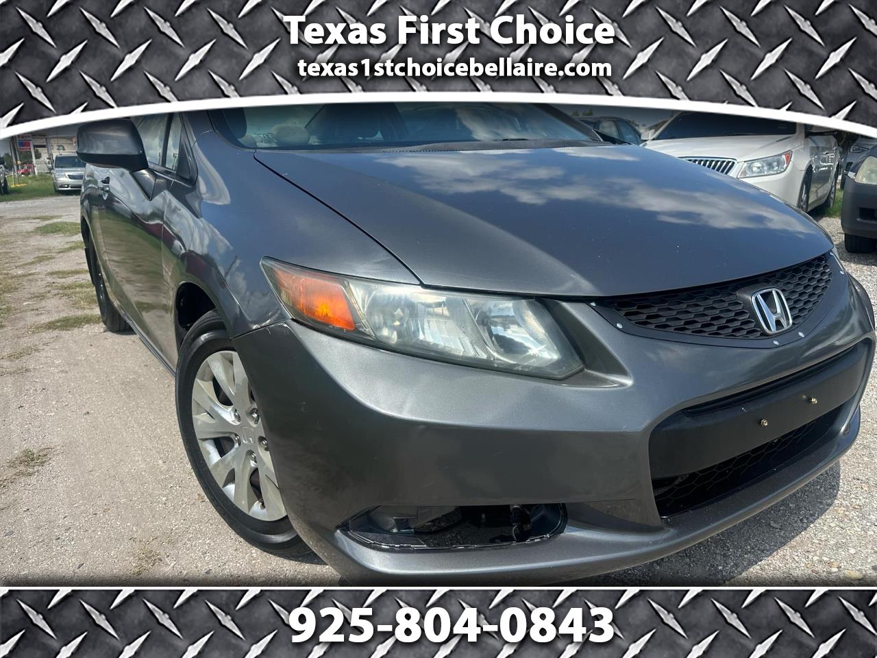 2012 Honda Civic LX Coupe 5-Speed AT