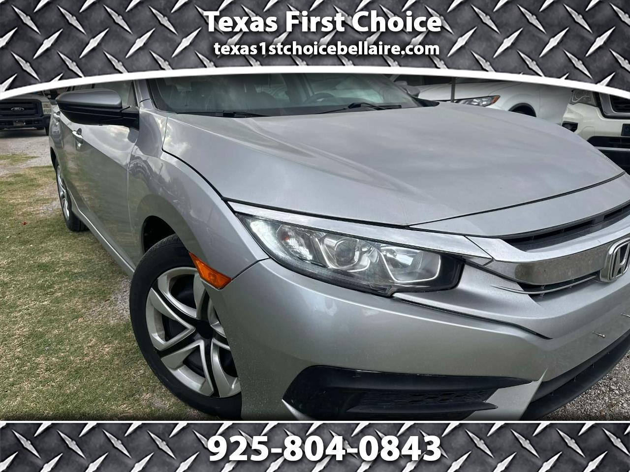 2018 Honda Civic LX Sedan CVT