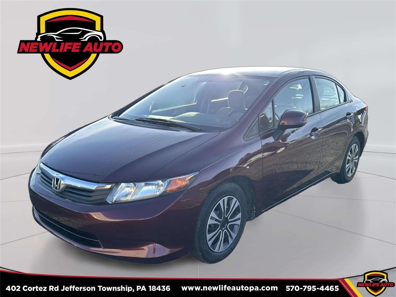 2012 Honda Civic LX Sedan 5-Speed AT