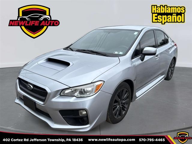 Silver 2017 Subaru WRX Sedan Sedan All-Wheel Drive Manual