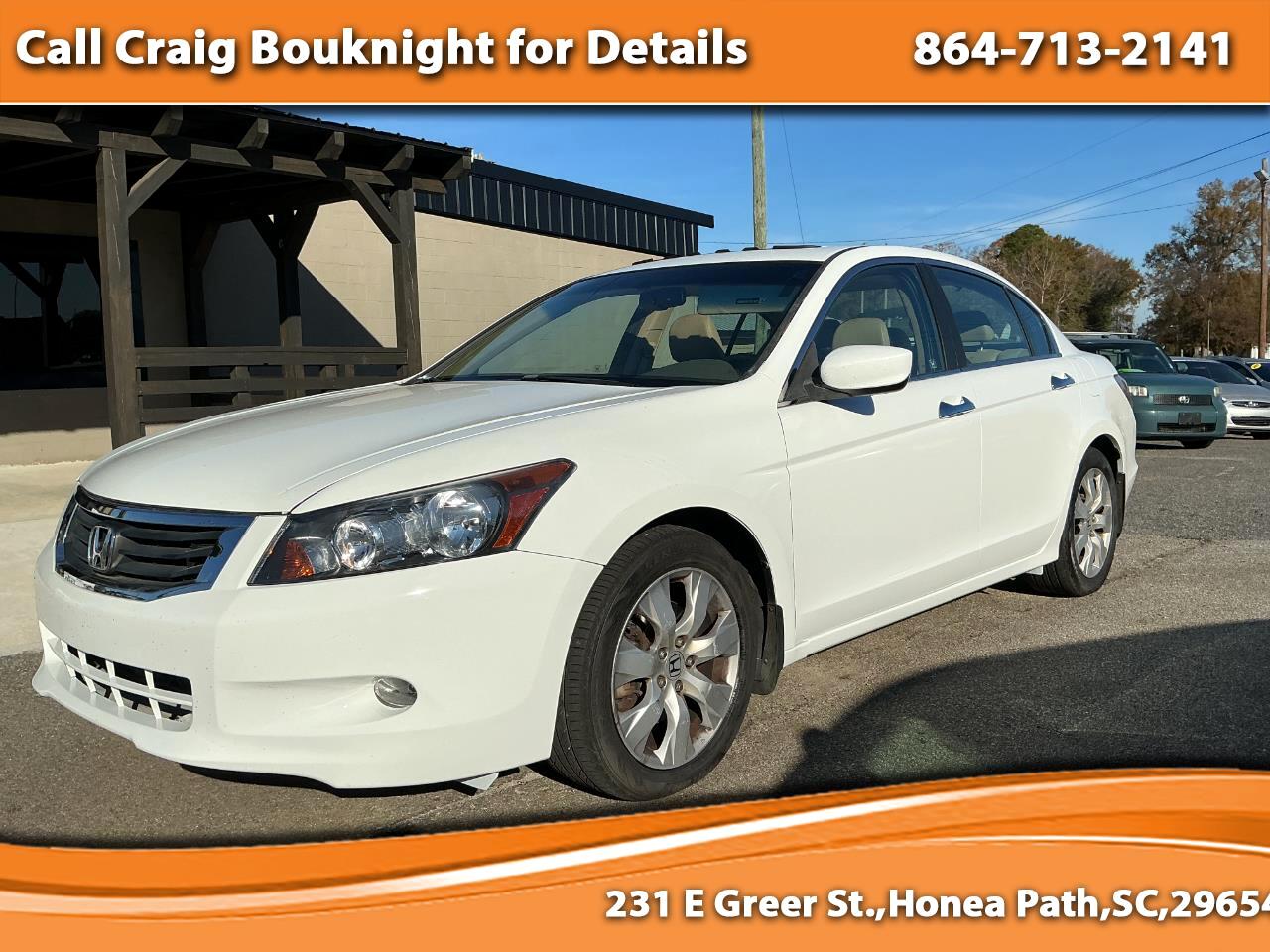 2010 Honda Accord Sdn 4dr V6 Auto EX-L