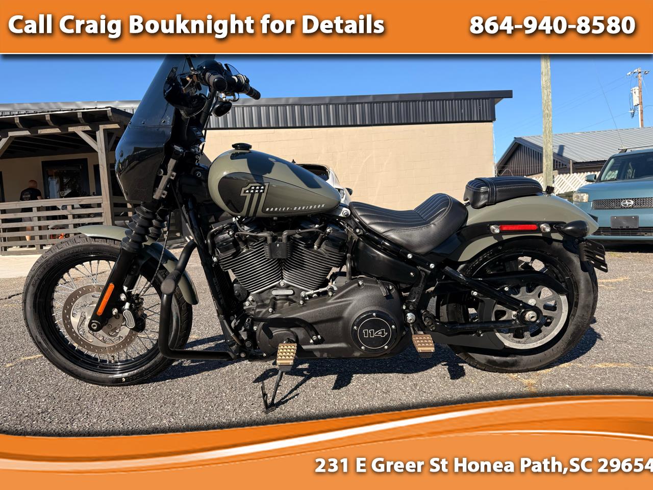 2021 Harley-Davidson FXBB Street Bob Black