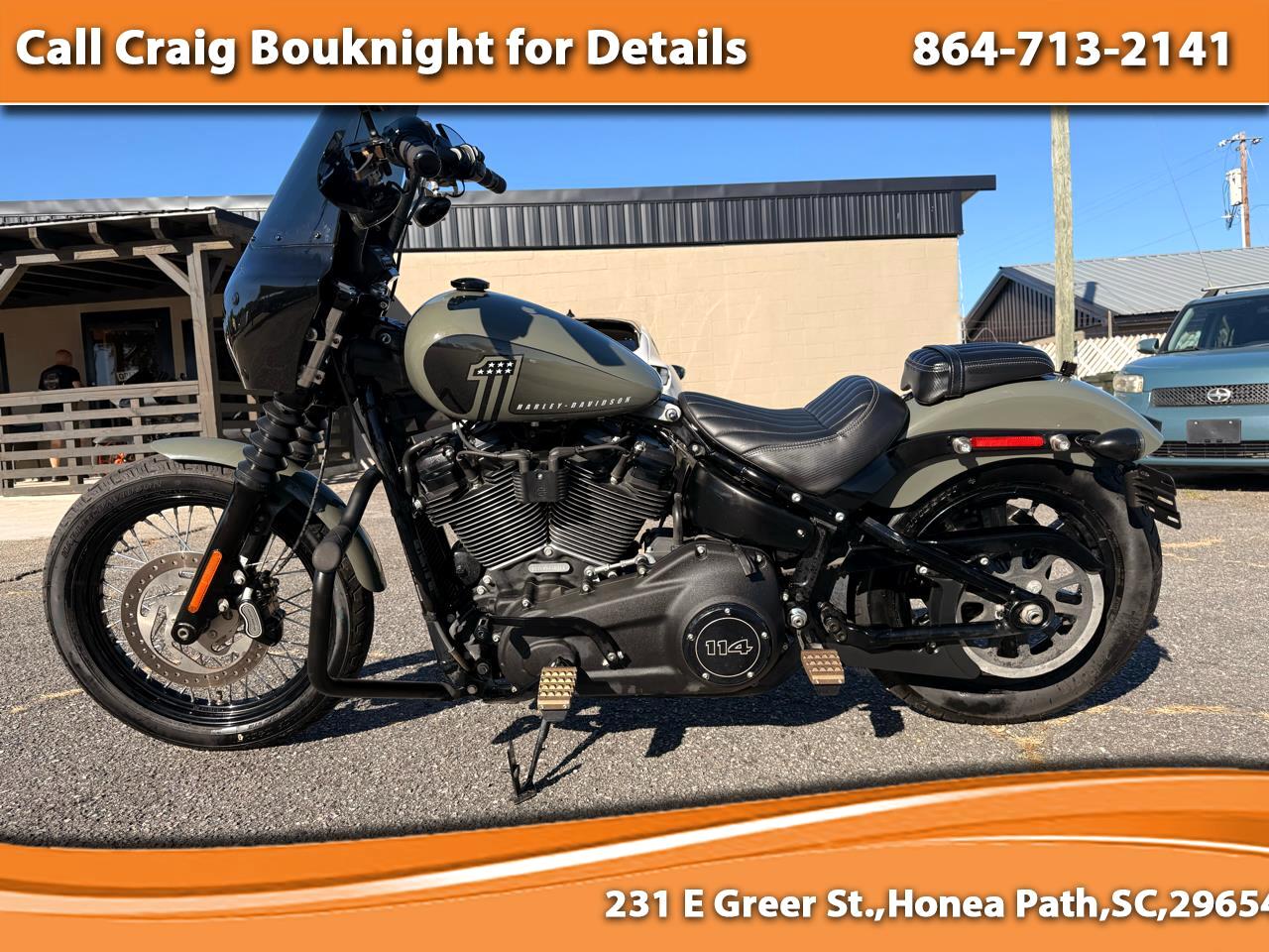 2021 Harley-Davidson FXBB Street Bob Black