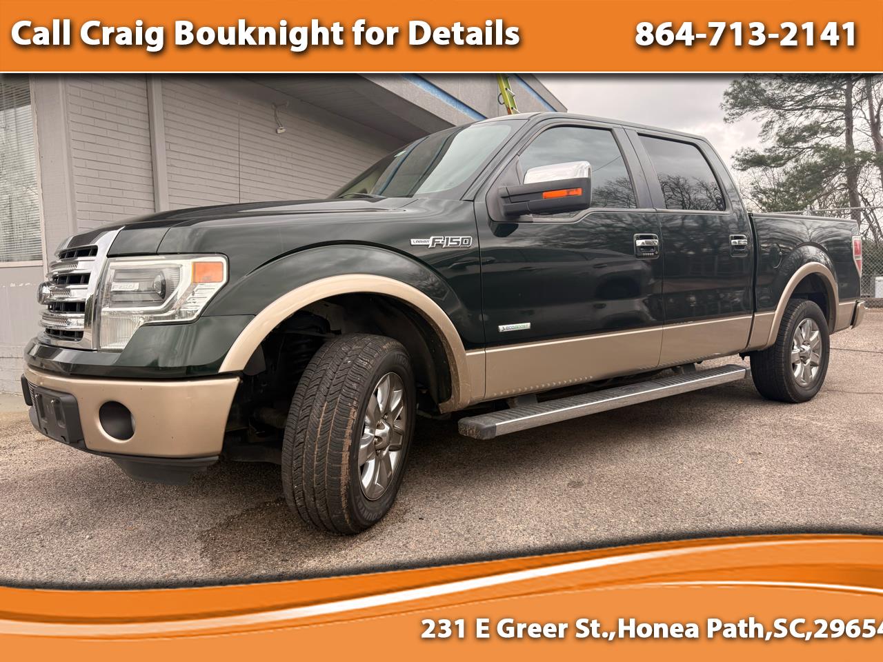 2013 Ford F-150 2WD SuperCrew 145" Lariat