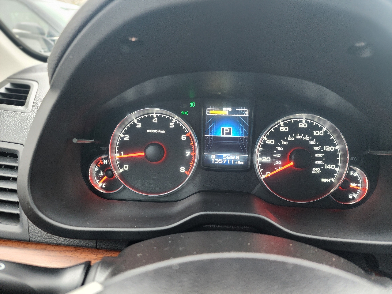 Subaru Outback 2.5i Limited 2014