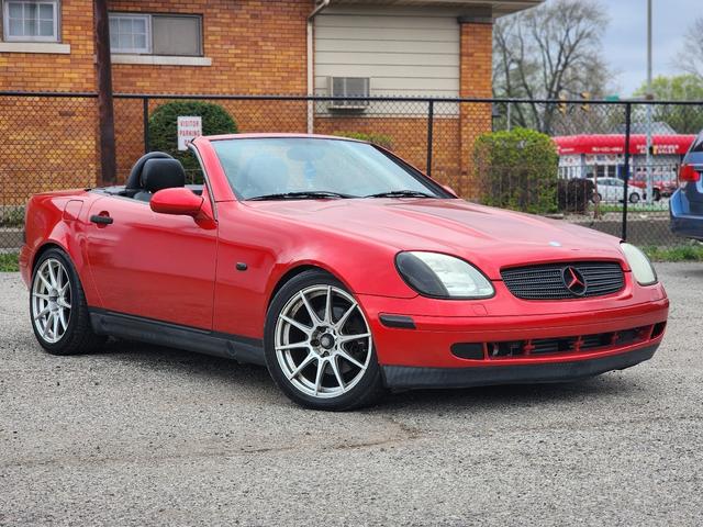 Red 2000 Mercedes-Benz SLK 230 Supercharged Convertible Rear-Wheel Drive Automatic