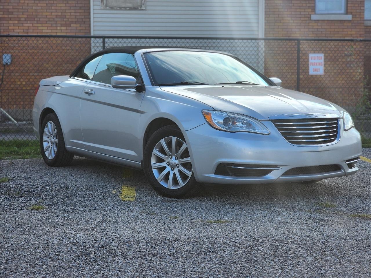 Silver 2012 Chrysler 200 Convertible Front-Wheel Drive Automatic