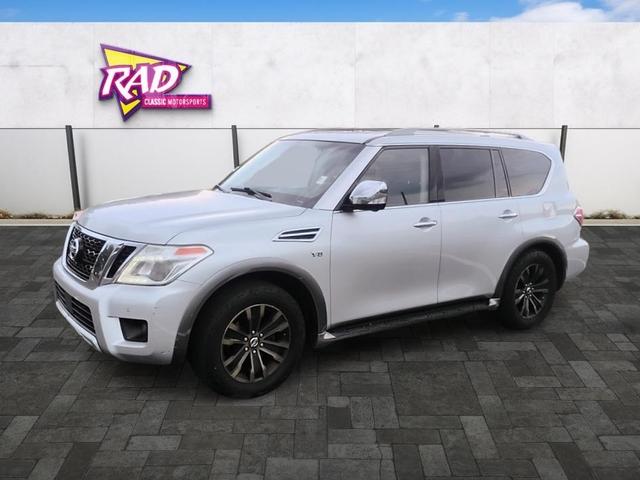 Gray 2017 Nissan Armada SUV / Crossover Four-Wheel Drive Automatic