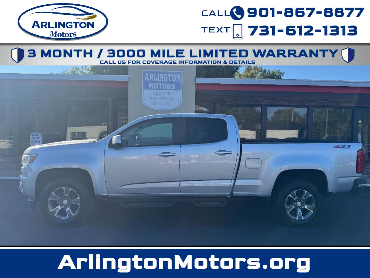 2015 Chevrolet Colorado Z71 Crew Cab 4WD Long Box