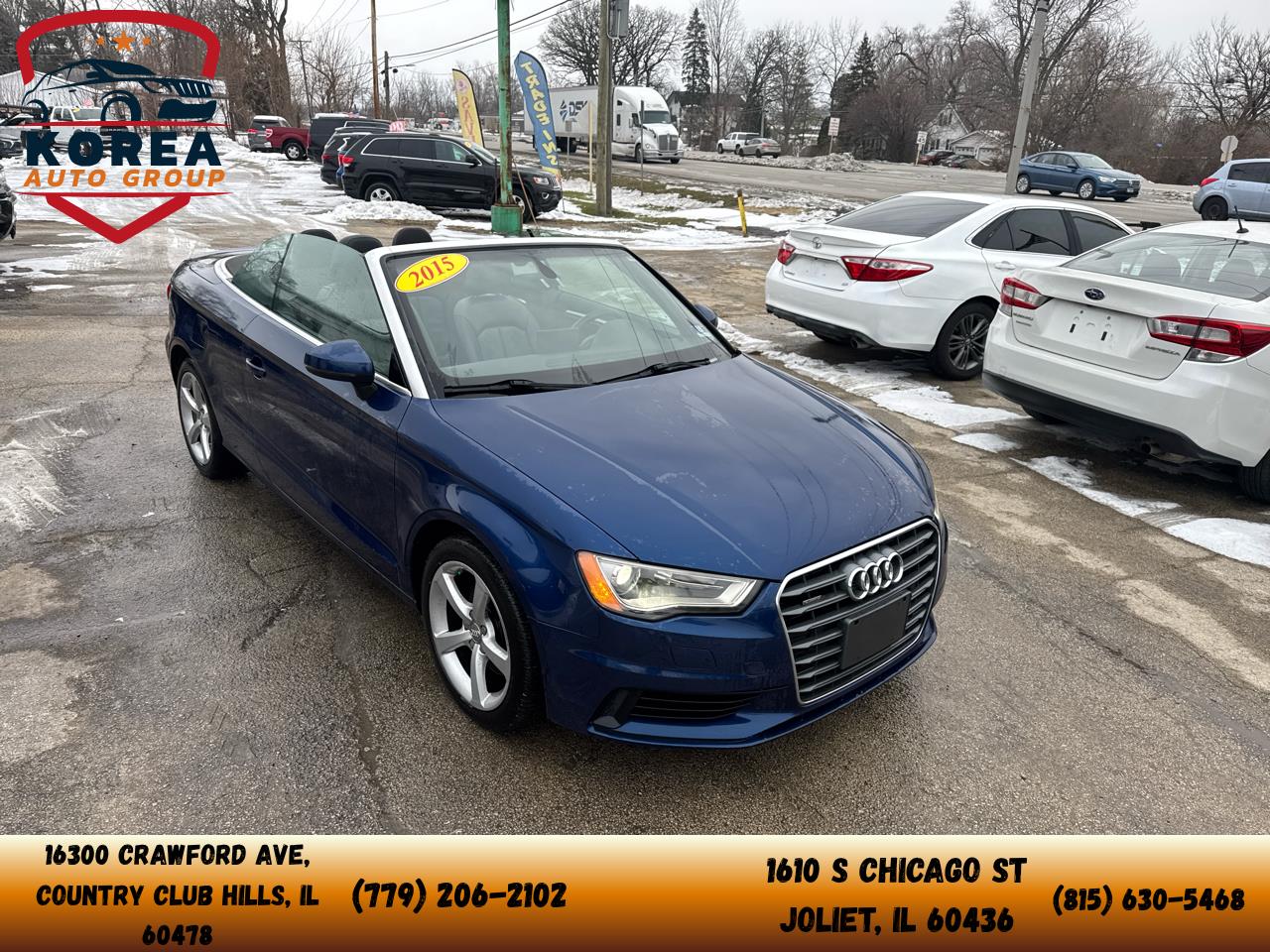 2015 Audi A3 2.0T Premium Cabriolet quattro S tronic