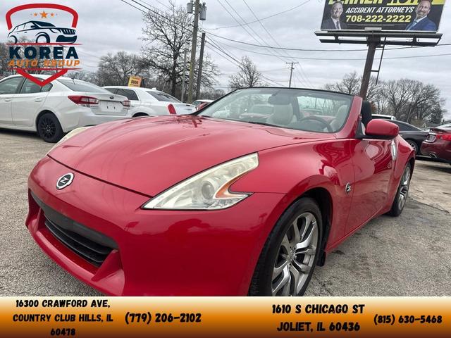 Red 2010 Nissan 370Z Coupe Automatic