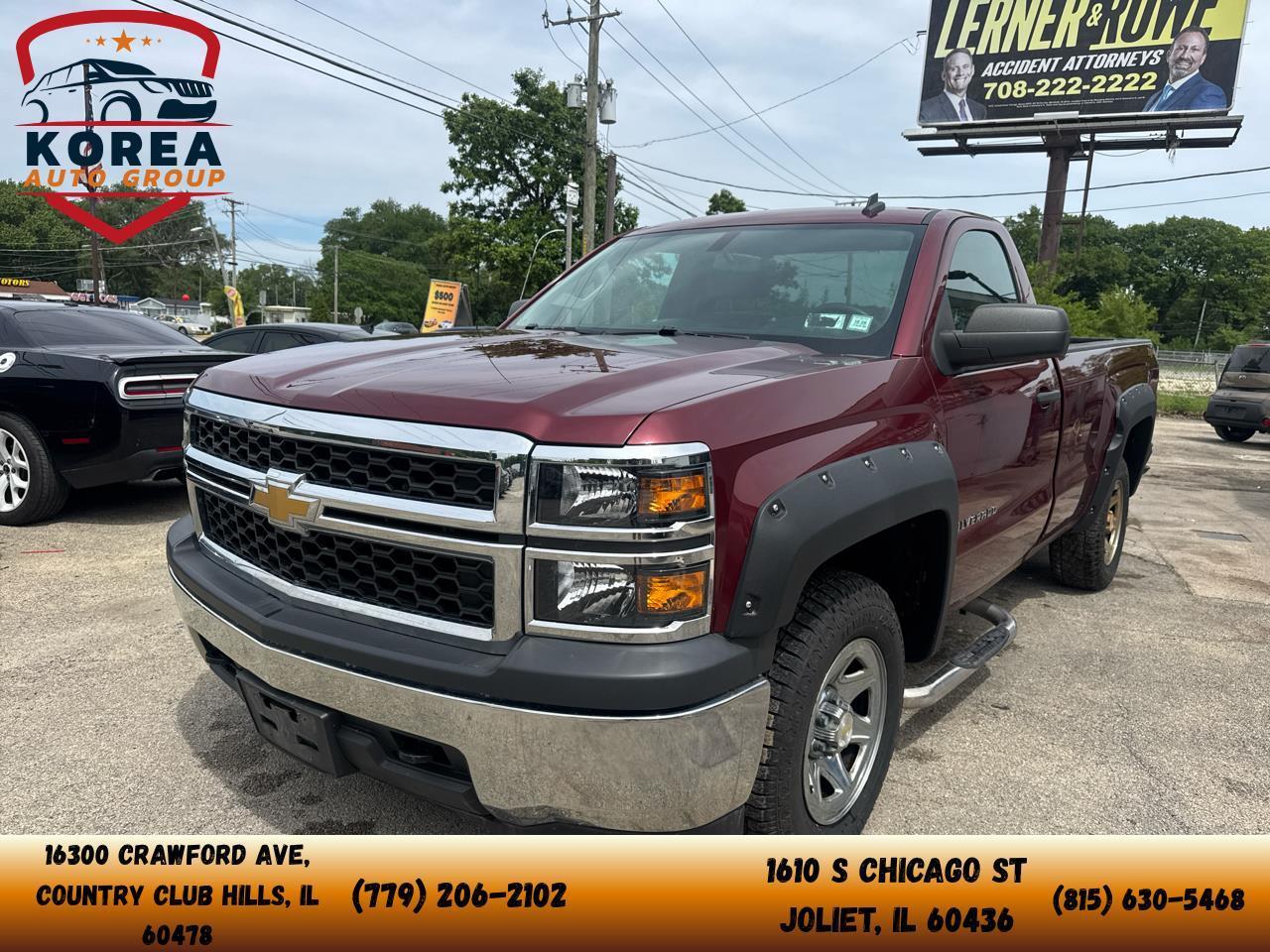 2014 Chevrolet Silverado 1500 Work Truck 1WT Regular Cab 4WD