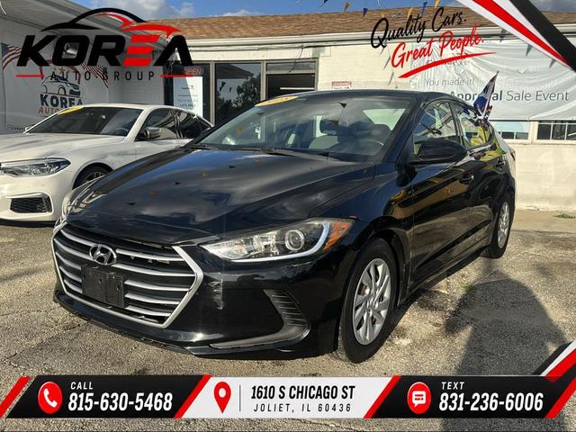 Black 2018 Hyundai Elantra Sedan Front-Wheel Drive Automatic