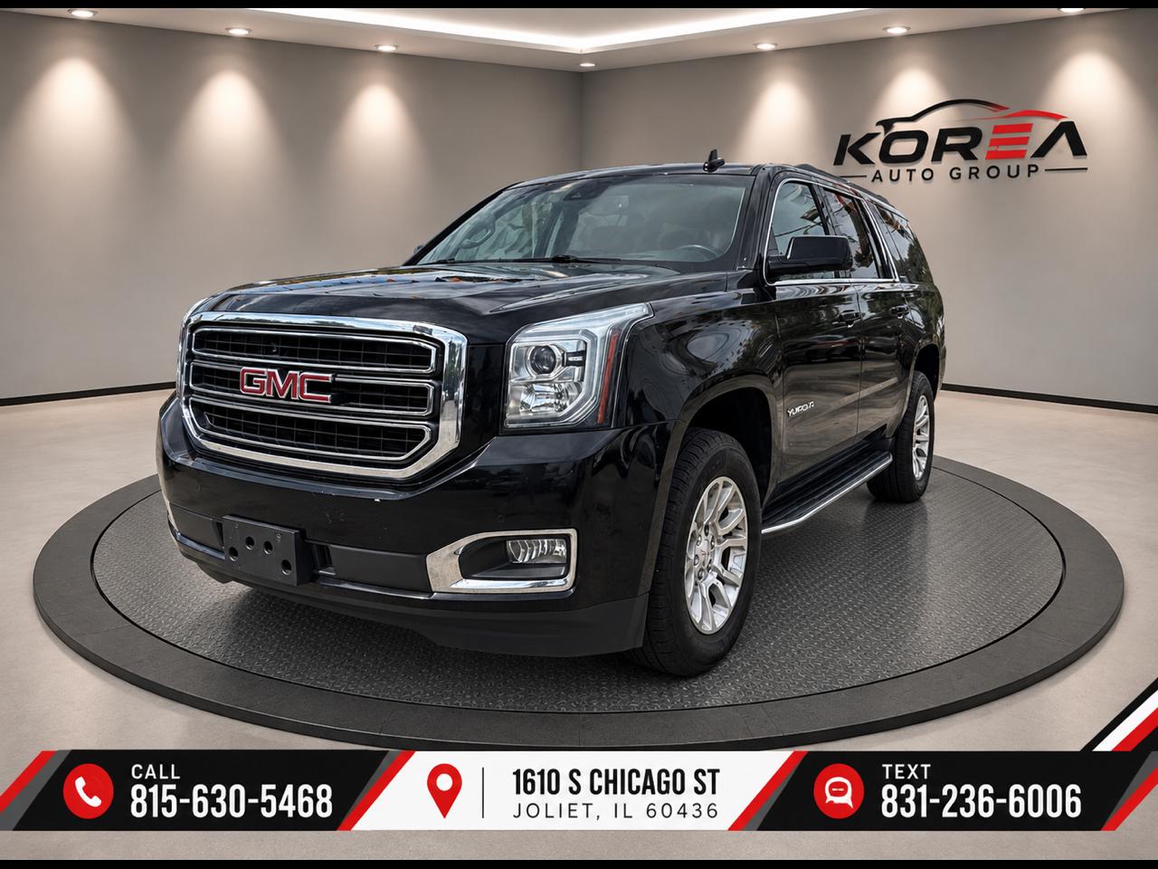 Black 2018 GMC Yukon XL SUV / Crossover Four-Wheel Drive Automatic