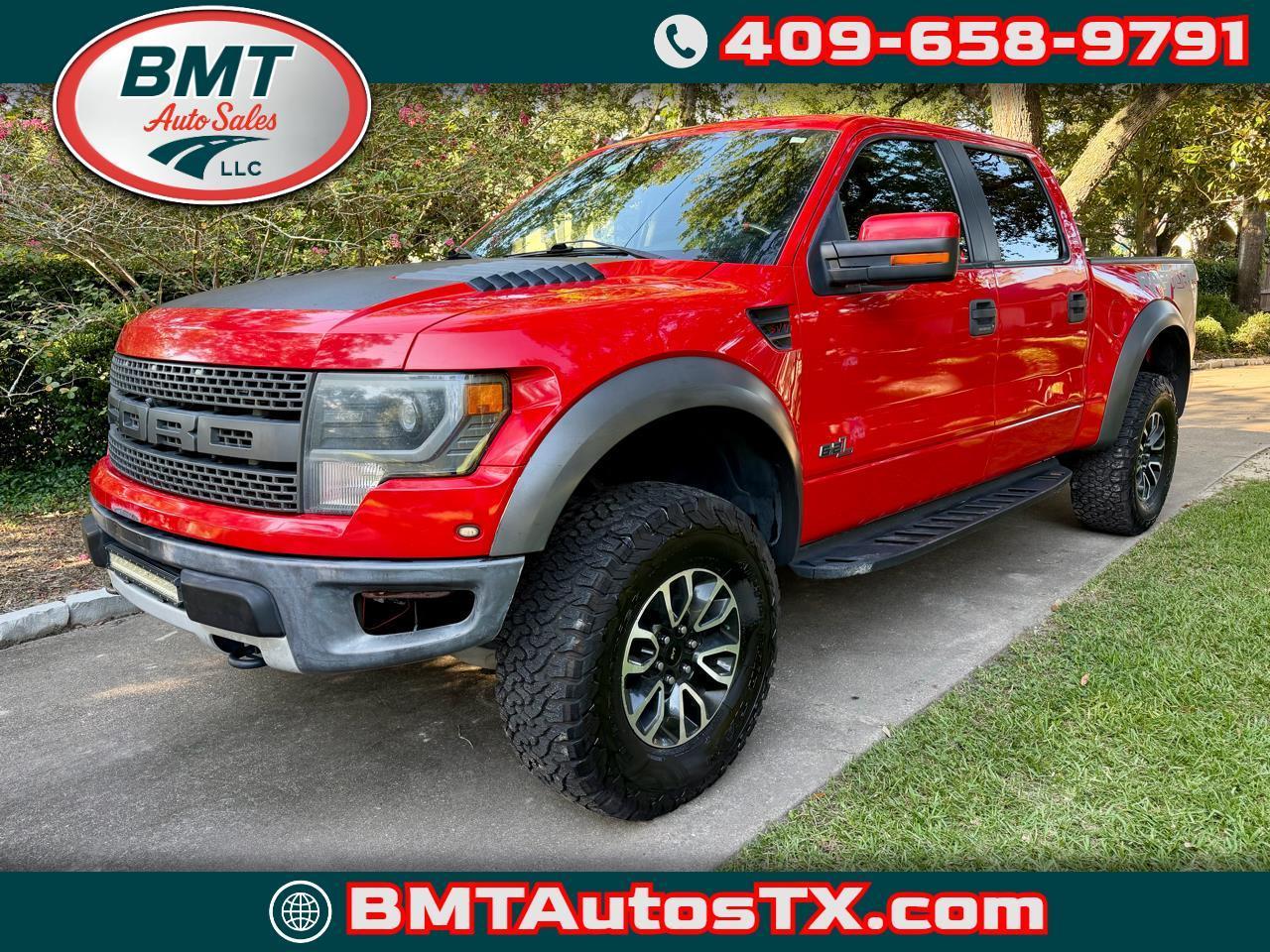 2013 Ford F-150 4WD SuperCrew 145" SVT Raptor
