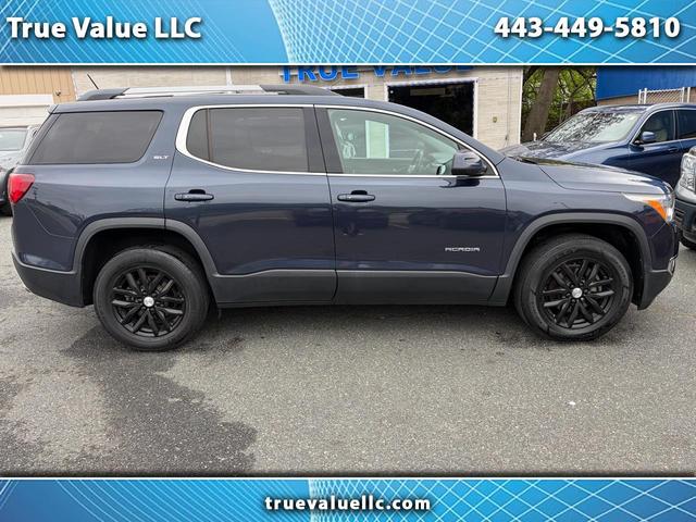 Blue 2019 GMC Acadia SLT-1 AWD SUV / Crossover Four-Wheel Drive Automatic