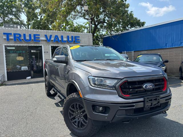 Gray 2021 Ford Ranger Pickup Truck Four-Wheel Drive Automatic