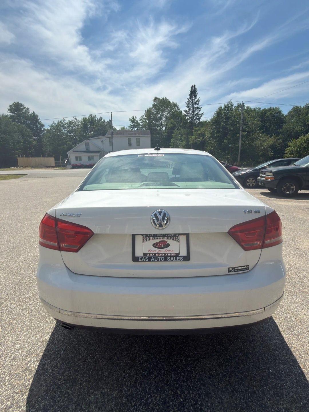 Volkswagen Passat SE PZEV 6A 2015