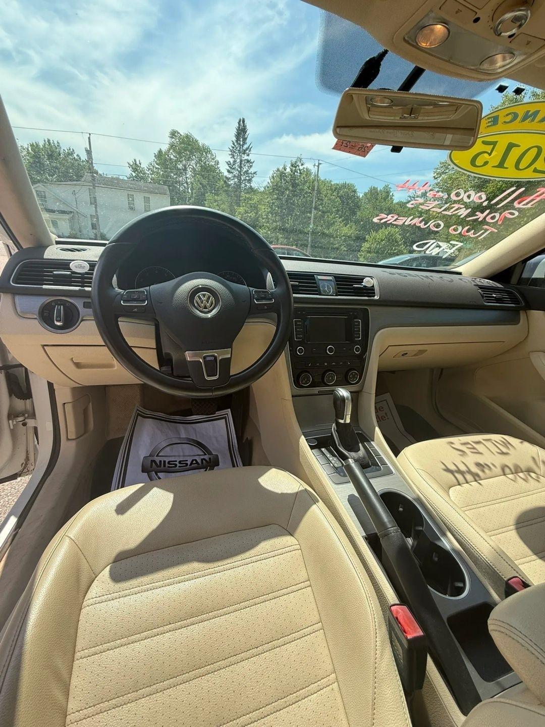 Volkswagen Passat SE PZEV 6A 2015