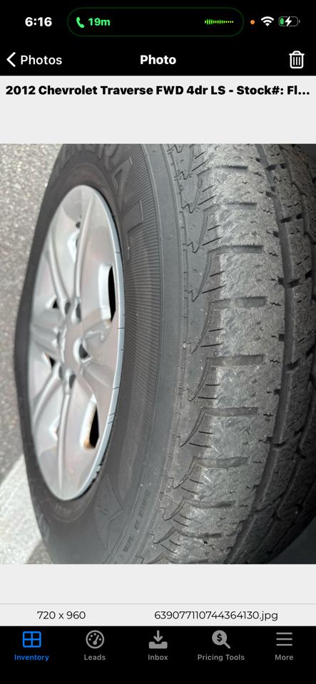 Chevrolet Traverse FWD 4dr LS 2012