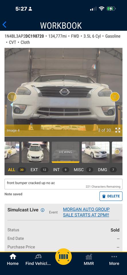 Nissan Altima 2.5 SV 2013