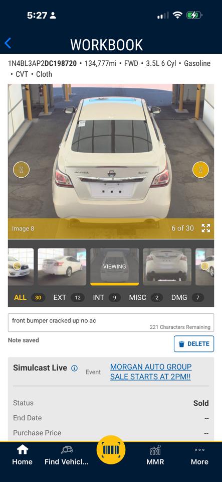 Nissan Altima 2.5 SV 2013