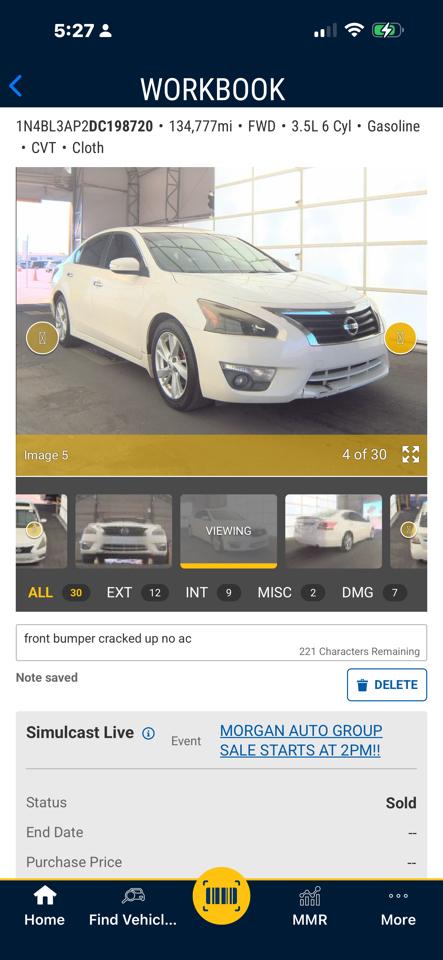 Nissan Altima 2.5 SV 2013