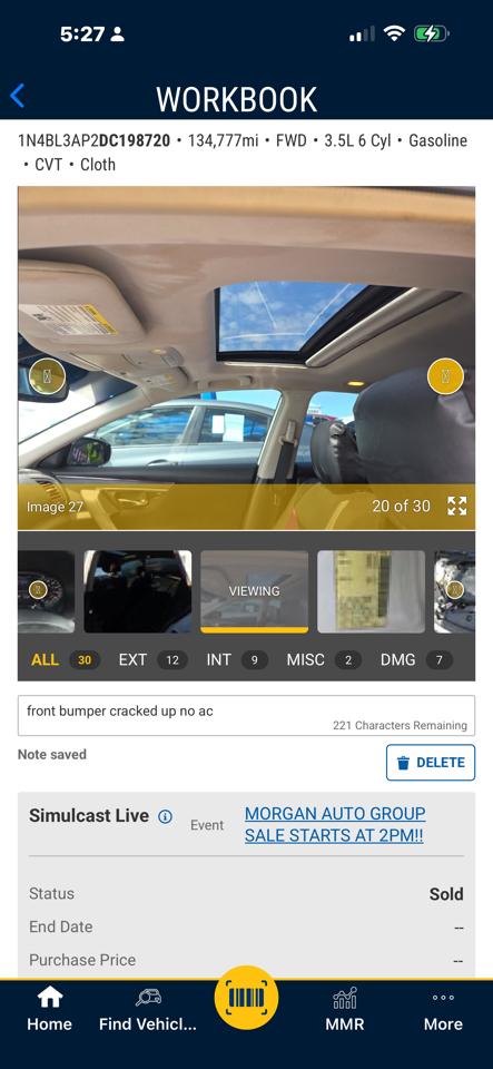 Nissan Altima 2.5 SV 2013